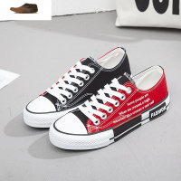 Ideamini男孩帆布鞋11中大童低帮透气12初中学生13双色板鞋15岁青少年鞋子休闲鞋