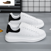 Ideamini2021春季新款麦坤情侣小白鞋透气百搭厚底增高运动鞋防水男女单鞋休闲鞋