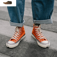 Ideamini多嘴STUDIO 冈山久留米帆布鞋男厚底增高小众鞋情侣高帮鞋女休闲鞋