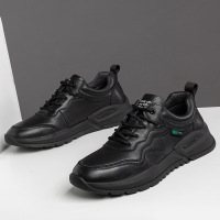 Ideamini春款皮男鞋厚底男装波鞋四季休闲运动鞋学生增高小白鞋潮休闲鞋