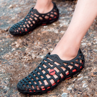 Ideamini洞洞鞋女夏季情侣沙滩凉鞋女镂空透气溯溪鞋防滑防水罗马凉拖潮拖凉鞋