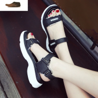 Ideamini运动凉鞋女2021夏季新款学生网红百搭厚底旗袍仙女风ins潮平底鞋凉鞋