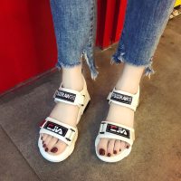 Ideamini网红运动凉鞋女夏2020新款韩版百搭学生松糕厚底沙滩罗马鞋ins潮凉鞋