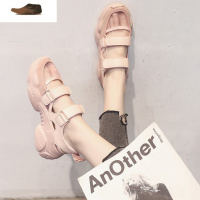 Ideamini2020新款夏季仙女风ins潮2021平底罗马学生百搭包头运动凉鞋女鞋凉鞋