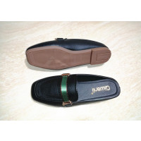 Ideamini包头凉鞋女新款网红懒人鞋软橡筋平底半拖外穿鞋春夏套脚仙女凉鞋