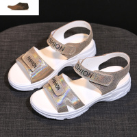 Ideamini10夏季凉鞋女孩11中大童初中学生仙女风15岁休闲公主平底防滑女鞋凉鞋