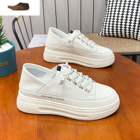 Ideamini内增高小白鞋女2021春季新款女鞋百搭厚底皮一脚蹬日系女士夏天休闲鞋