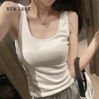 NEW LAKE夏季法式绝美内搭小吊带背心女款独特别致惊艳无袖t恤小上衣外穿