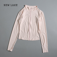 NEW LAKElu家同款裸感瑜伽服外套长袖女连帽修身显瘦运动夹克健身速干上衣