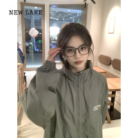 NEW LAKEoversize潮牌防晒衣女款2024夏季新款宽松透气遮阳皮肤衣薄款夹克