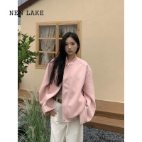 NEW LAKE橘子树在哪儿美式三穿麂皮飞行服外套女春设计感小众夹克上衣