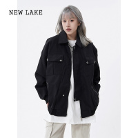 NEW LAKE川川也家原创设计美式高街小众外套男女宽松hiphop正肩夹克上衣潮