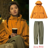 NEW LAKE玫瑰的故事刘亦菲同款三合一冲锋衣女款工装外套户外夹克登山上衣