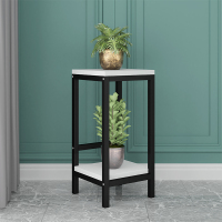 皇豹北欧室内铁艺花架子轻奢客厅绿萝盆景装饰架阳台摆件置物架花盆架