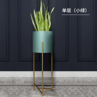 皇豹北欧铁艺绿萝花盆架落地式花架子阳台室内客厅多层轻奢吊兰置物架