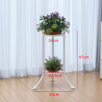 皇豹花架子室内客厅落地式置物架阳台多层装饰植物架盆栽摆件铁架简约