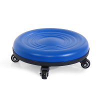 皇豹创意带轮小凳子圆板凳矮凳美缝擦地凳滑轮移动凳沙发凳带娃学步凳