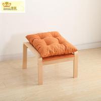 皇豹脚凳矮凳子北欧实木现代简约棉垫换鞋凳休闲可折叠沙发放腿搁脚踏