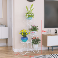 皇豹铁艺花架子客厅室内阳台装饰落地式多层花架置物架吊兰绿萝花盆架花架