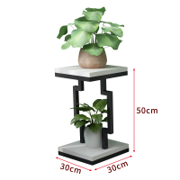 皇豹北欧铁艺花架多层绿植花盆架客厅室内吊兰花几阳台落地绿萝花架子花架