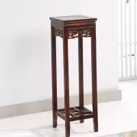 皇豹中式仿古花架实木客厅落地盆景架花几阳台绿萝红木多层置物架促销花架