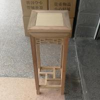 皇豹实木花架客厅仿古中式多层室内单个落地式四方花几置物架子促销花架