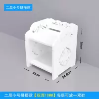 皇豹转角多层家用简易鞋柜迷你型省空间窄小门口收纳架现代鞋架置物架
