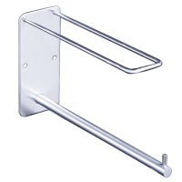 皇豹不锈钢衣架收纳免打孔阳台整理置物架省空间挂式放夹子的挂钩置物架