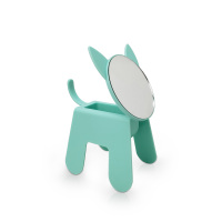 皇豹猫咪化妆镜网红收纳盒便携随身迷你可折叠宿舍桌面高清美妆小镜子