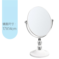 皇豹化妆镜台式简约大号欧式公主镜双面镜高清放大镜子书桌宿舍梳妆镜