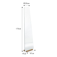 皇豹设计师不规则全身镜异形试衣镜服装店无框大落地梯形不规则轻奢镜试衣镜