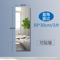 皇豹镜子 身化妆镜穿衣镜卫生间浴室镜子壁挂粘贴试衣镜学生宿舍贴墙试衣镜