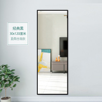皇豹轻奢全身落地穿衣镜家用服装店专用壁挂粘贴立式挂墙长试衣镜特价试衣镜