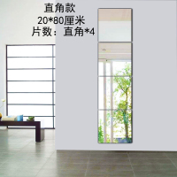 皇豹全身镜卧室学生寝室酒店壁挂墙面粘贴镜子贴拼装家用试衣穿衣镜子试衣镜