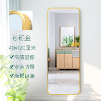 皇豹全身穿衣镜子贴墙自粘家用墙面壁挂粘贴免打孔挂墙可粘大落地试衣试衣镜