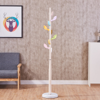 皇豹杰尼恩衣帽架落地铁艺简易挂衣架子衣服架儿童挂衣架卧室客厅单杆衣帽架