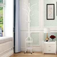 皇豹衣架落地衣帽架挂衣服的搭架子简约现代卧室内简欧式挂包置物架衣帽架