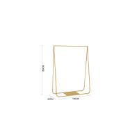 皇豹欧式金色服装店展示架童装女装店衣帽中岛落地挂衣架店铺设计组合衣帽架