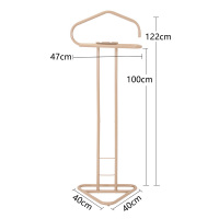 皇豹锦盛衣帽架落地挂衣架衣服架子酒店办公室大衣西装架卧室挂烫衣架衣帽架