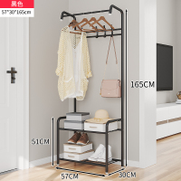 皇豹卧室挂衣服架子落地收纳置物架衣帽架室内欧式衣柜衣物裤子整理架衣帽架