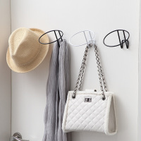 皇豹简约门后帽子收纳创意多功能置物架挂帽子挂钩家用玄关衣帽架衣帽架