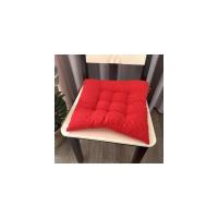 皇豹餐椅纯色灯芯绒加厚保暖坐垫学生电脑办公室凳子座垫释压屁股椅子