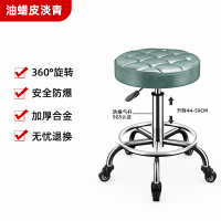 皇豹吧台椅简约前台椅子酒吧椅子靠背带轮凳子转椅美容圆凳理发店椅子椅子