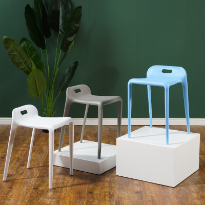 皇豹塑料包邮凳子加厚家用餐桌凳时尚创意小椅子现代简约课桌板凳马椅椅子