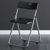 皇豹折叠椅子靠背凳子电脑椅家用便携凳办公室简易高成人麻将餐椅宿舍椅子