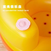 皇豹。宝宝学座椅儿童充气小沙发婴儿音乐坐椅便携式餐椅浴凳椅子