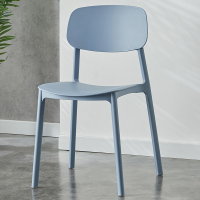 皇豹现代简约北欧椅子靠背凳子塑料餐椅成人懒人创意休闲家用餐厅桌椅椅子
