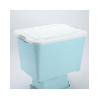 皇豹三个滑轮杂物车载小号透宿舍收纳箱塑料特大号多层衣服箱子床下。衣箱