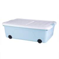 皇豹床底收纳箱大号 塑料整理箱子 床下衣服储物箱 加长双开门超值装衣箱