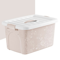 皇豹钱箱子摆摊商用钱柜钱箱家用有盖储物盒子衣服收纳箱家用整理箱衣箱